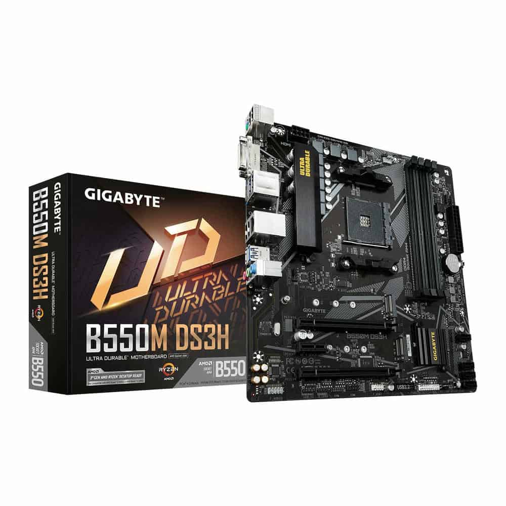 Gigabyte AMD B550M DS3H Micro-ATX Motherboard